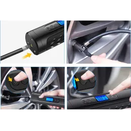 Bežični kompresor za bicikl ili automobil LUX AIR / Crni