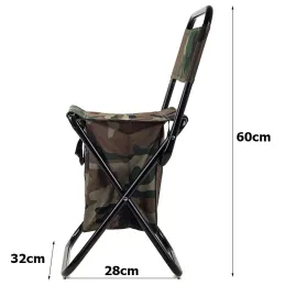 Sklopiva stolica s torbom za ribolov i kampiranje FISHING MINI