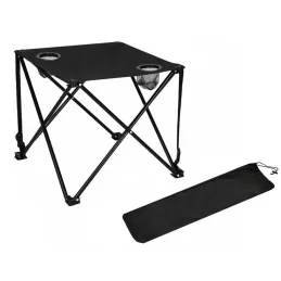 Sklopivi kamping stol KEMP / Crni