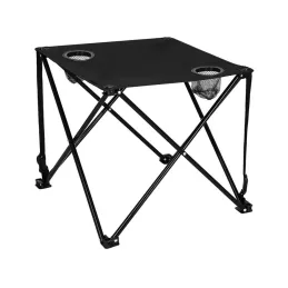 Sklopivi kamping stol KEMP / Crni