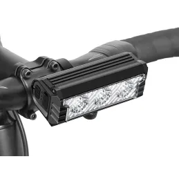 Set prednjeg i stražnjeg LED svjetla za bicikl ULTRA STRONG / Crna