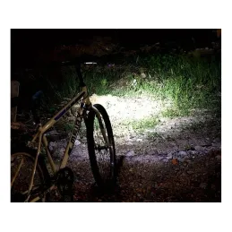 Set prednjeg i stražnjeg LED svjetla za bicikl ULTRA STRONG / Crna