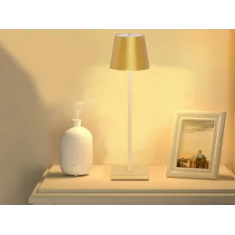 Dekorativna stolna lampa s dodirnim uključivanjem i zatamnjivanjem ZEUS / Zlatna