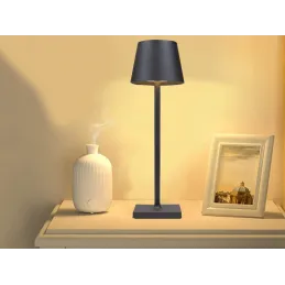 Ukrasna stolna lampa s dodirnim paljenjem i zatamnjivanjem ZEUS / Crna