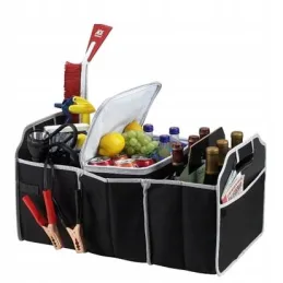 Organizator za stvari i kupovinu za prtljažnik automobila CAR / Crna