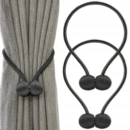 Set 2ks - Dekorativne magnetne kopče za zavjese PINS / Crna