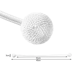 Set 2 kom - Ukrasne magnetske kopče za zavjese PINS / Bijela