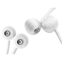 Set 2 kom - Ukrasne magnetske kopče za zavjese PINS / Bijela