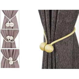 Set 2 komada - Dekorativne magnetske kopče za zavjese PINS / Zlatna
