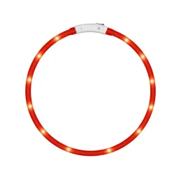 LED podesivi svjetleći ovratnik GLORY / Crvena