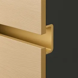 Profil za vrata za ručku OLYMP - C / Mat zlatna