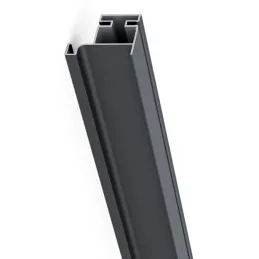 Vertikalni profil ručke iza vrata OLYMP bočni / Crna mat