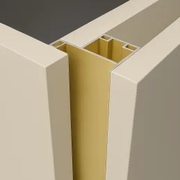 Vertikalni profil ručke za vrata OLYMP bočni / Zlatno mat