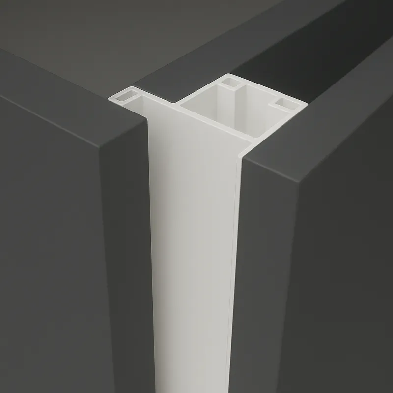 Vertikalni profil ručke za vrata OLYMP bočni / Bijela mat