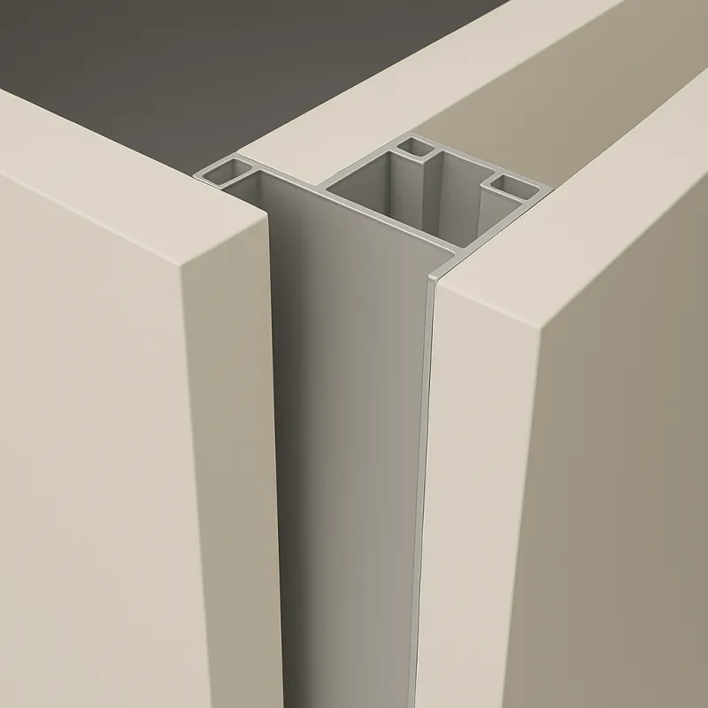 Vertikalni profil ručke za vrata OLYMP bočni / Aluminij