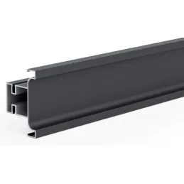 Vertikalni profil ručke za vrata OLYMP središnji / Crna mat