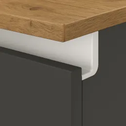 Set legura završetaka za profile OLYMP - L / Bijela mat