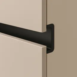 Set aluminijskih završetaka za profile OLYMP - C / Crna mat