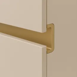 Set od aluminijskih završetaka za profile OLYMP - C / Zlatna mat