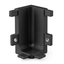 Aluminijski unutarnji kut za profile OLYMP - L / Crna mat