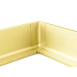Aluminijski unutarnji kut za profile OLYMP - L / Zlatna mat