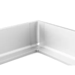 Aluminijski unutarnji kut za profile OLYMP - L / Aluminij