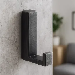 Stalak za odjeću OMEGA S / Crno brušeni željezo