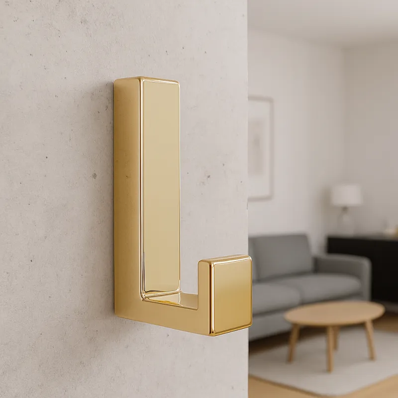 Vješalica OMEGA S / Zlatno sjajna