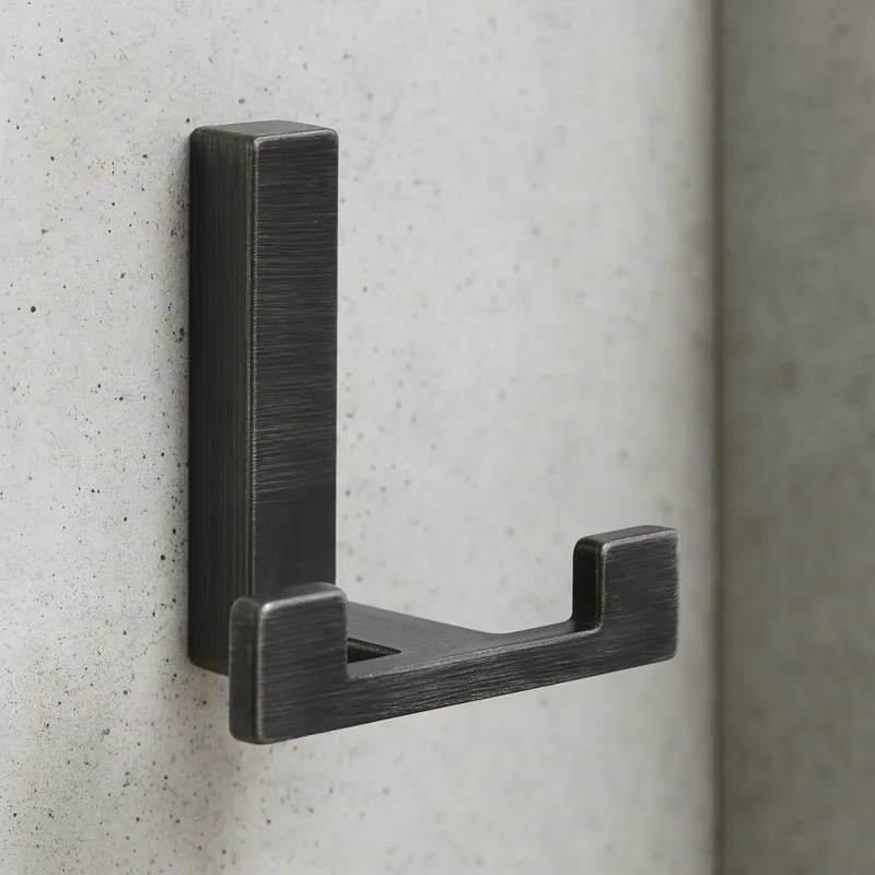 Vješalica OMEGA DUO / Crno brušeno željezo