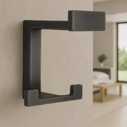 Vješalica OMEGA XL / Crno brušeni željezo