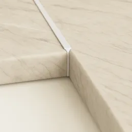 Kutni spojni profil za radnu ploču 38 mm / Bijela