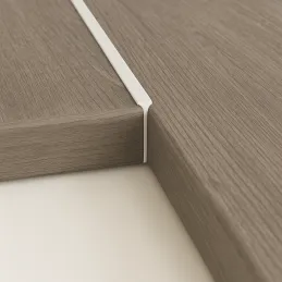 Kutni spojni profil za radnu ploču 38 mm / Bijela