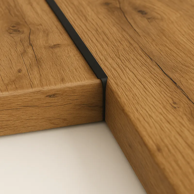 Ugaoni spojni profil za radnu ploču 38 mm / Crna