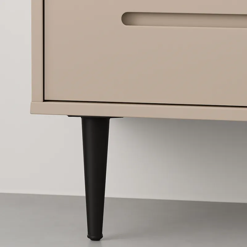 Namještajna nožica GLOBAL / Crna mat