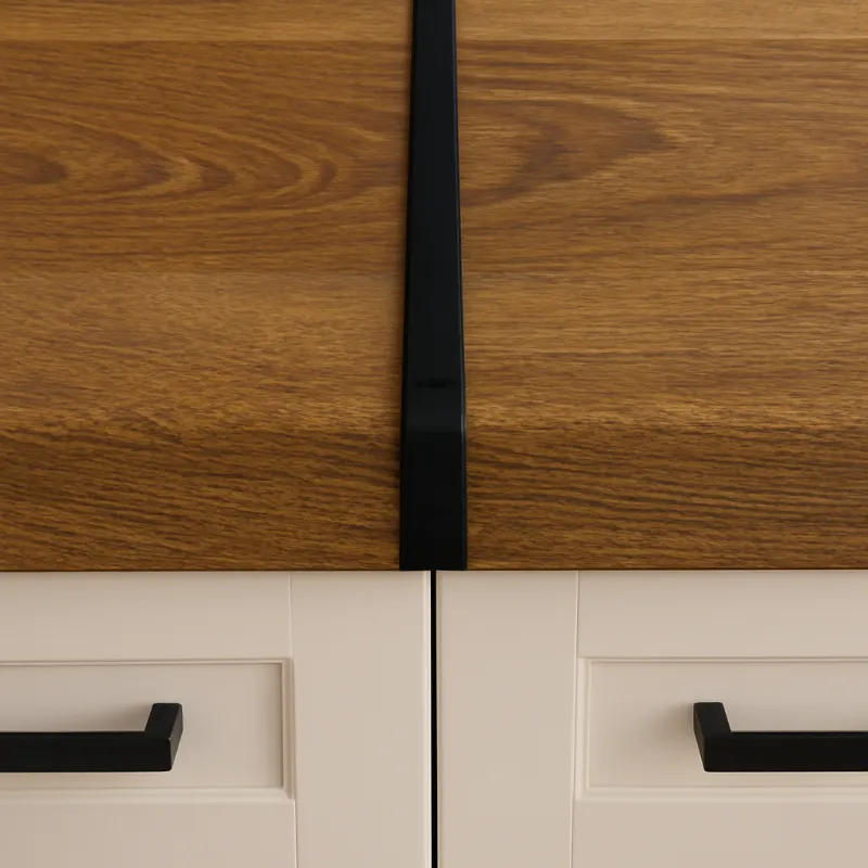 Spojna letva za radni stol 38 mm / Crna