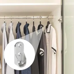 Nasadak za vješaljku - ovalni / sjajni krom