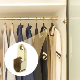 Završetak za ovjesnu šipku - ovalni / Zlatna