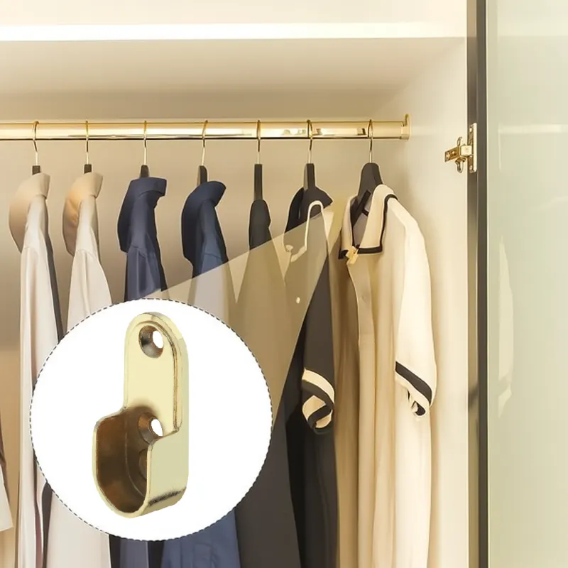 Završetak za ovjesnu šipku - ovalni / Zlatna