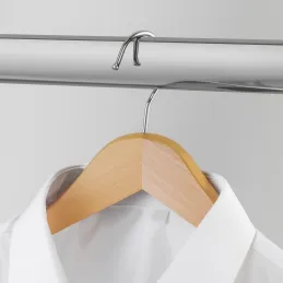 Ovalna šipka za garderobu / sjajni krom