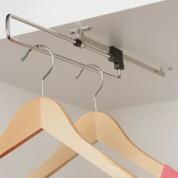 Izvlačni vješalica EKKA / sjajni krom