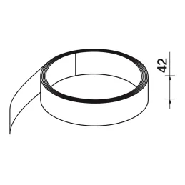 ABS rubna traka za radnu ploču Hrast Vicenza / H3157