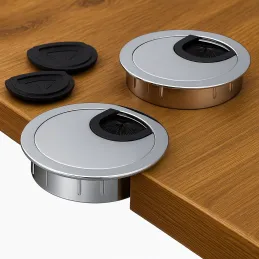 Prolaznica za kabele LINDA 60 / Krom sjajni