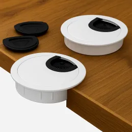 Prolaznica za kabele LINDA 60 / Bijela mat