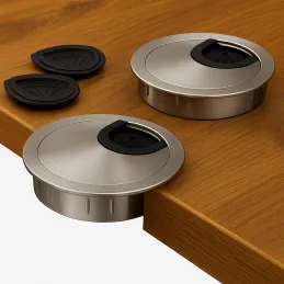 Prolaznica za kabele LINDA 60 / Brušeni nikel