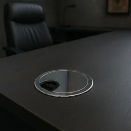 Prolaznica za kabele LINDA 80 / Krom sjajni