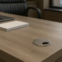 Prolaznica za kabele LINDA 60 / Brušeni nikel