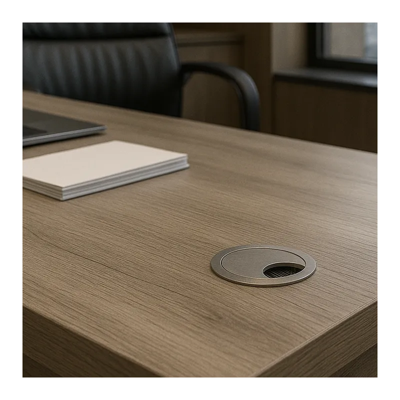 Prolaznica za kabele LINDA 60 / Brušeni nikel