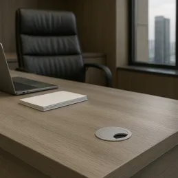 Prolaznica za kabele LINDA 60 / Matirani krom