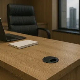 Prolaz za kabele LINDA 60 / Crna mat