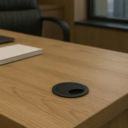 Prolaz za kabele LINDA 60 / Crna mat